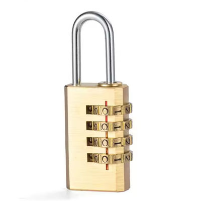 Copper Digits Password Padlock Combination For Luggage Bag 50mm
