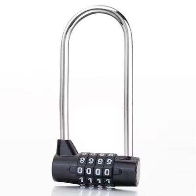 4 Digit U Shaped Padlock MTB Cycle Lock Combination
