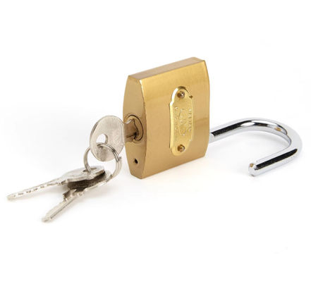 Security Brass Padlocks Keyed Alike 50mm Outdoor Customized