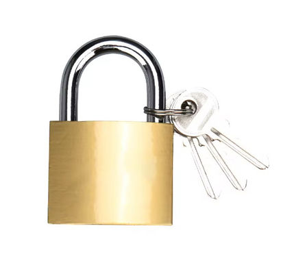 Security Imitation Copper Padlock 32mm 38mm 50mm Iron Keyed Alike Padlocks