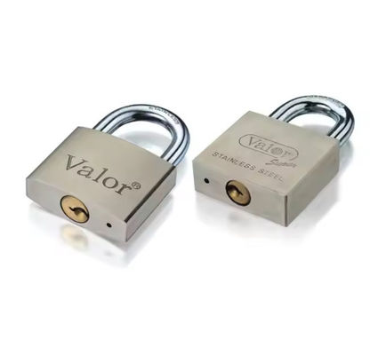 Solid Stainless Steel 45mm Padlock Long Shank Keyed Alike