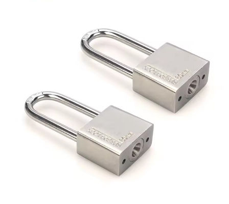 40mm Rust Proof Padlock Stainless Steel Long Shackle Safety Padlocks Keyed Alike