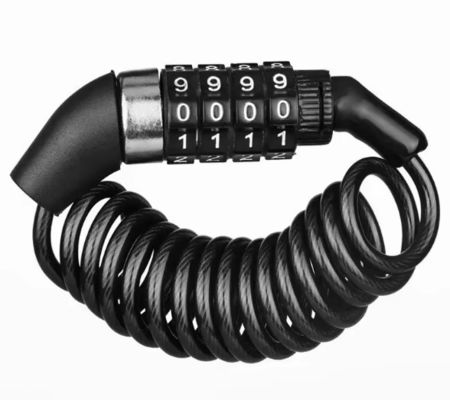 Strongest Anti Theft Bicycle Chain Lock Steel Cable 4 Digit