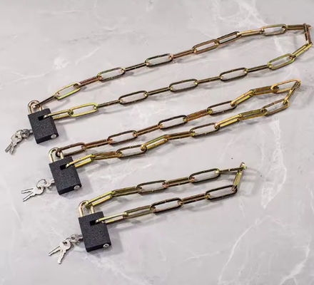 Cycling Bicycle Padlock Chain Combo Security Reinforce ODM