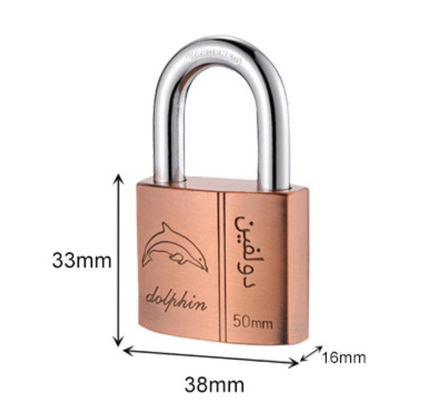 Indoor Bulk Padlocks Keyed Alike Weatherproof Iron Red Bronze