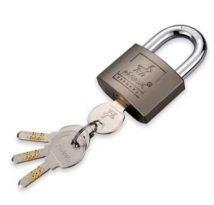 Waterproof 63mm Outdoor Copper Padlock Keyed Alike Silver Gray