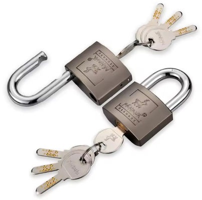 Waterproof 63mm Outdoor Copper Padlock Keyed Alike Silver Gray