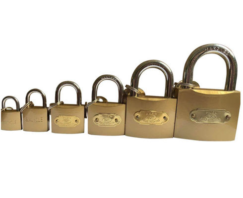 Custom High Security Copper Padlock For Home Student Dormitory 10 pack