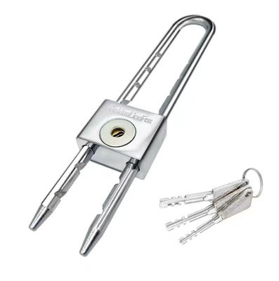 Weatherproof Interlock Long Shackle Padlock For Motorcycle