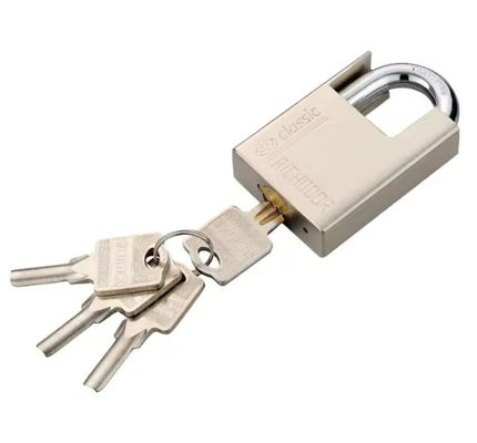 Anti Shortening Shrouded Safety Padlocks Keyed Alike Zinc Alloy