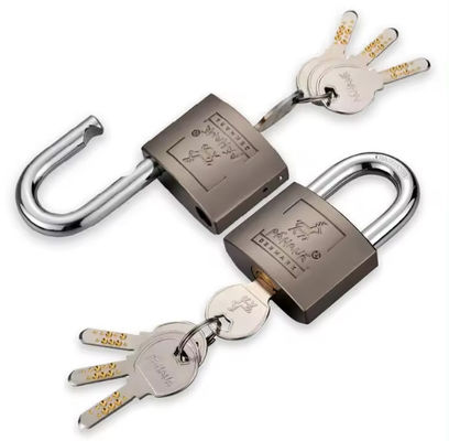 Indoor Brass Imitation Copper Padlock 50mm Long Shackle