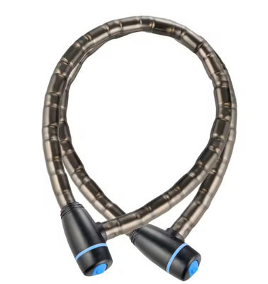 Universal Flexible Combination Rope Lock PVC Coated Steel For Bike
