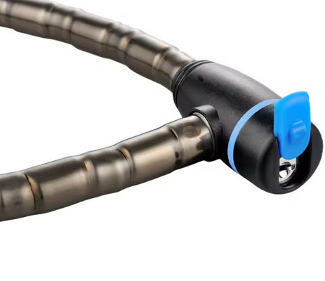 Universal Flexible Combination Rope Lock PVC Coated Steel For Bike
