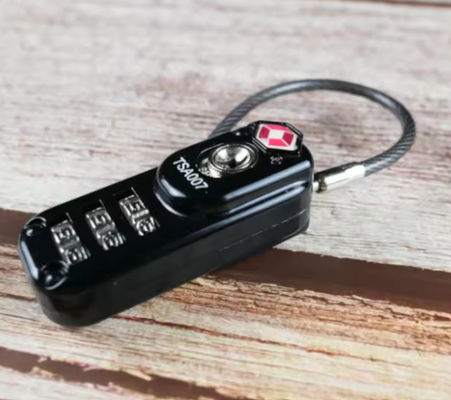 Large Combination Zipper TSA Luggage Lock For International Flights Bag