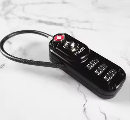 Large Combination Zipper TSA Luggage Lock For International Flights Bag