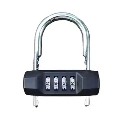 Lightweight U Shaped Bicycle Lock Metal Pull Out Password OEM