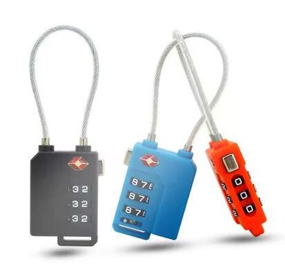Password Combo TSA Luggage Lock For Backpack Zipper High Security