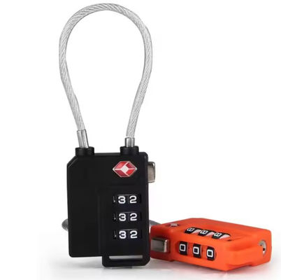 Password Combo TSA Luggage Lock For Backpack Zipper High Security