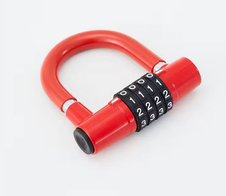 Safety Button Scooter Bicycle Padlock Combination Anti Theft