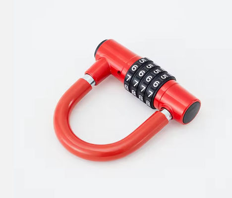 Safety Button Scooter Bicycle Padlock Combination Anti Theft
