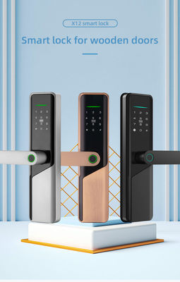 Electric Digital Smart Volibel Aluminum Alloy Rfid Card Password Code Door Lock Without Fingerprint Tuya Ttlock App