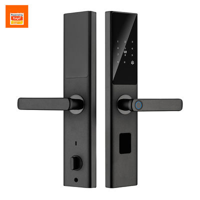 Code RFID IC Card Smartphone App Unlock Biometric Fingerprint Smart Lock Tuya Smart WiFi Digital Door Lock